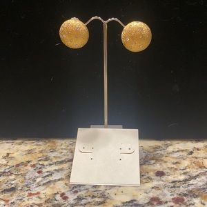 Vintage Christan Dior pierced signed earrings
